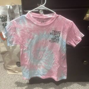 The Phluid Project Pink and Blue Tee